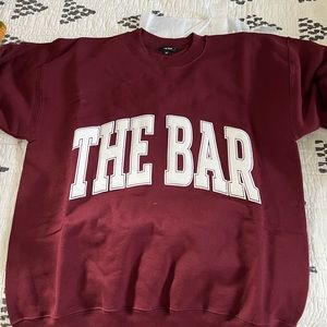 Brand New THE BAR Maroon Varsity